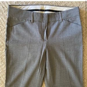 Theory grey wool pants size 2